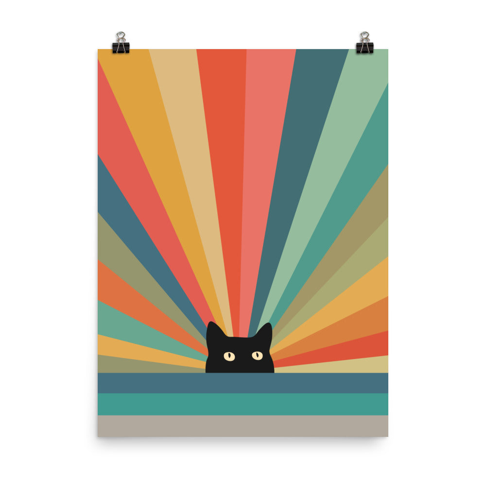 Cat Landscape 165C - Art print