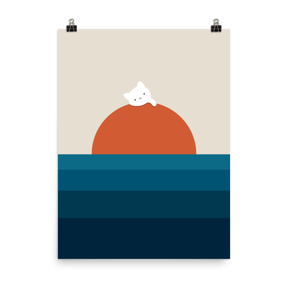 Cat Landscape 169 - Art print