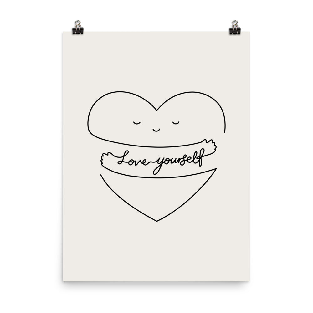 Love Yourself Heart - Art print