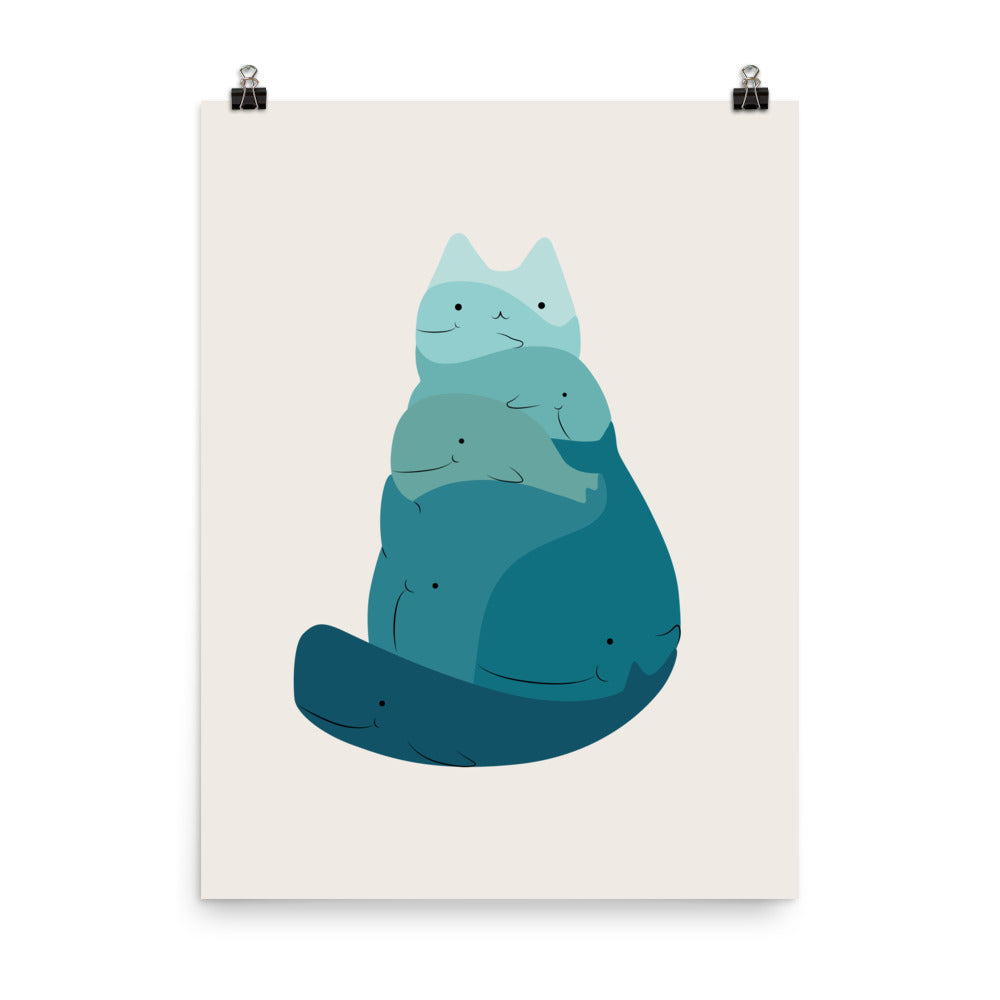 Cat Landscape 171 : A Hungry Cat