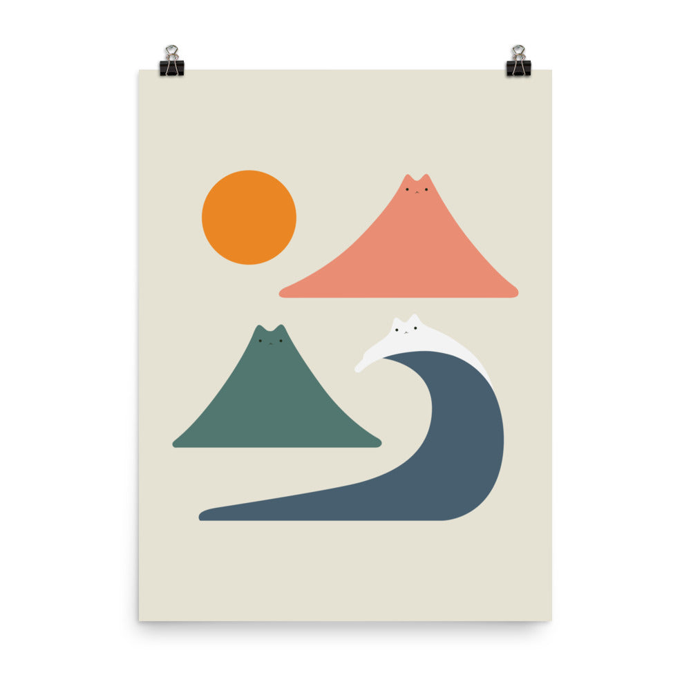 Cat Landscape 172 - Art print