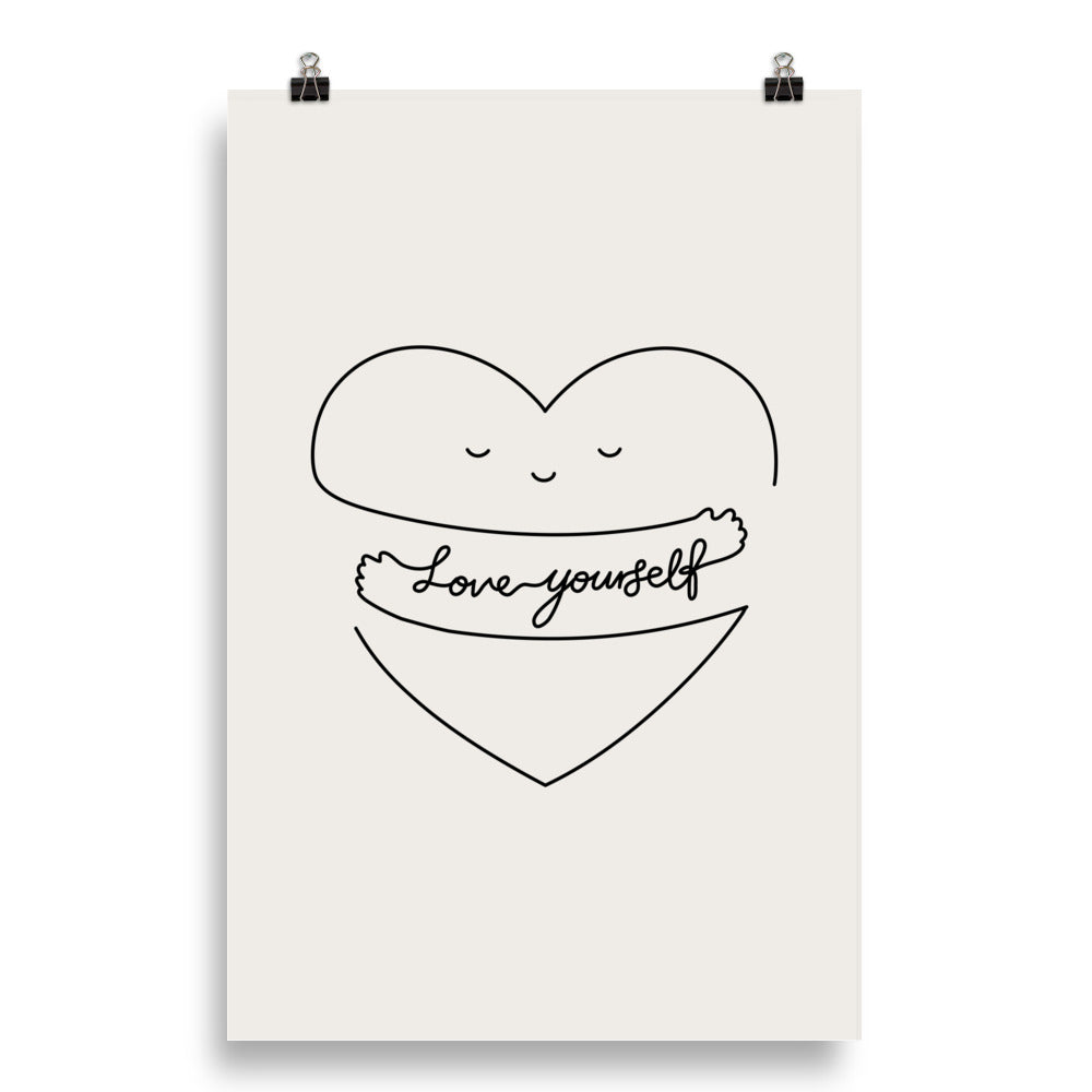 Love Yourself Heart - Art print