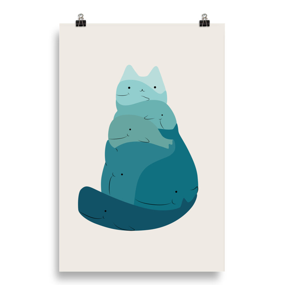 Cat Landscape 171 : A Hungry Cat