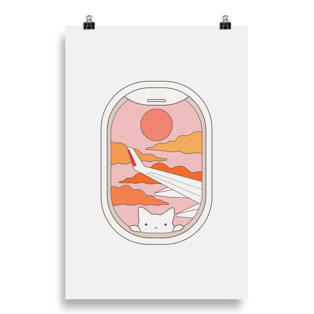 Cat Landscape 173 - Art print