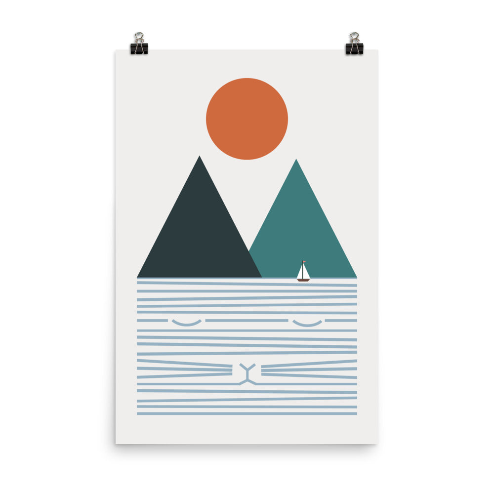 Cat Landscape 9 - Art print