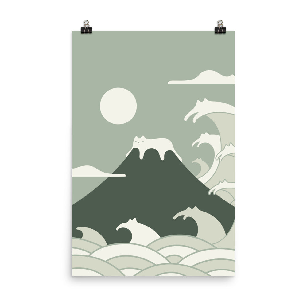 Cat Landscape 108 - Art print