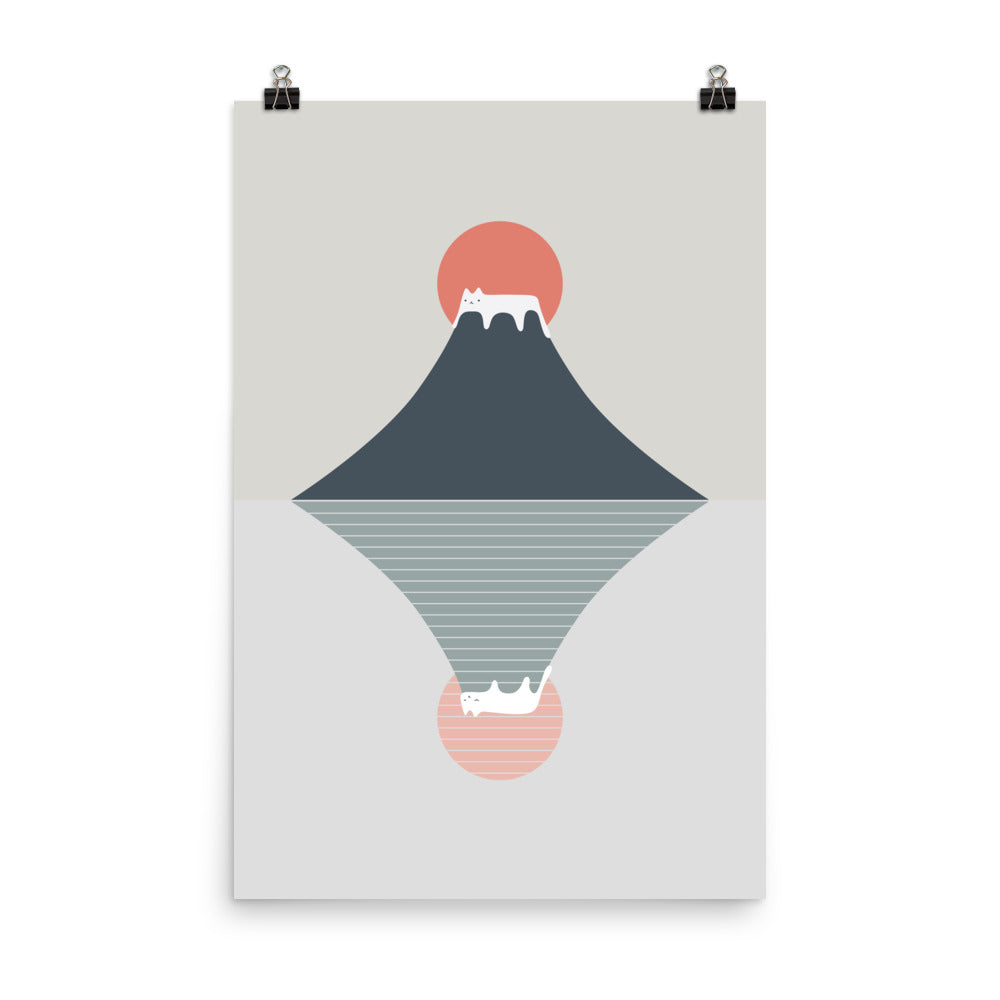 Cat Landscape 114 - Art print