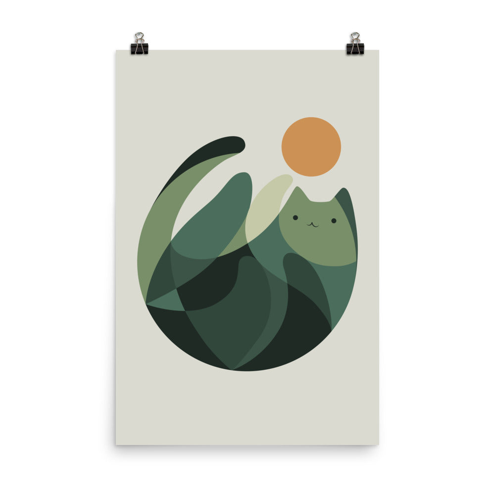 Cat Landscape 121 - Art print
