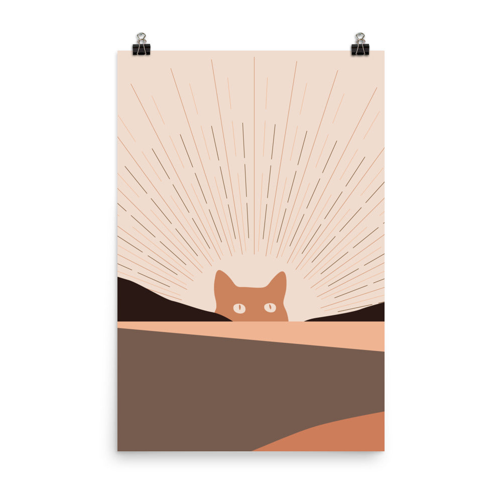 Cat Landscape 124 - Art print