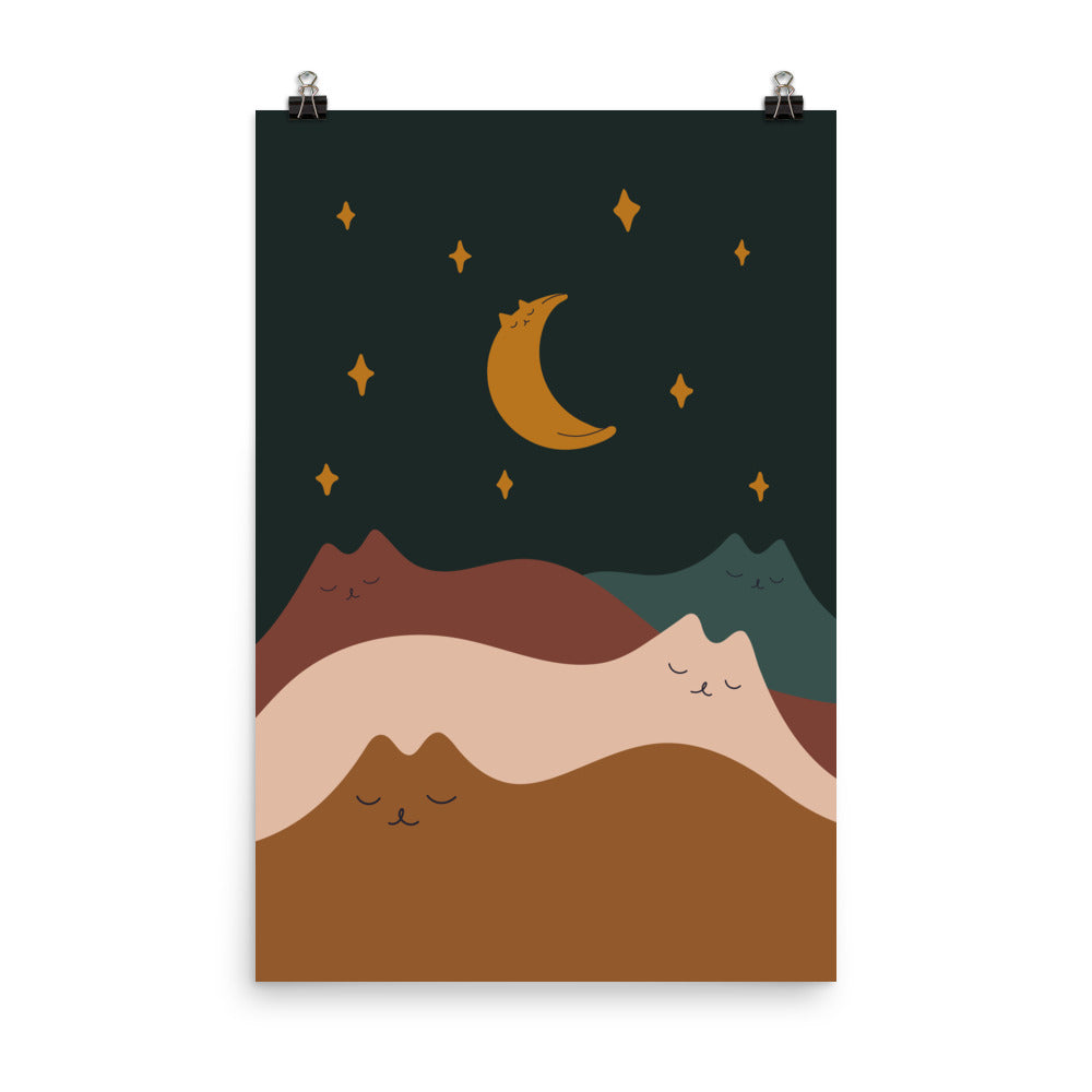 Cat Landscape 133 - Art print