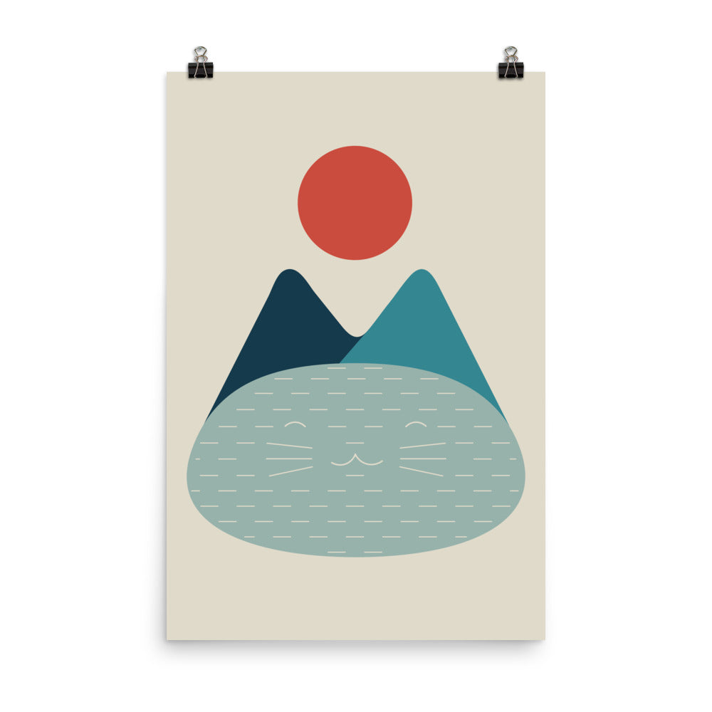 Cat Landscape 134 - Art print