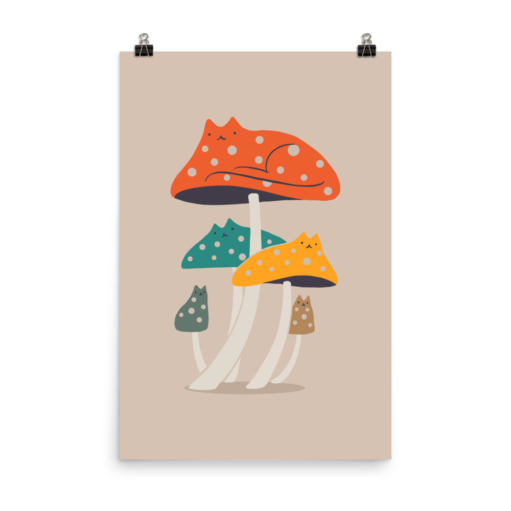 Meowshroom - Art print