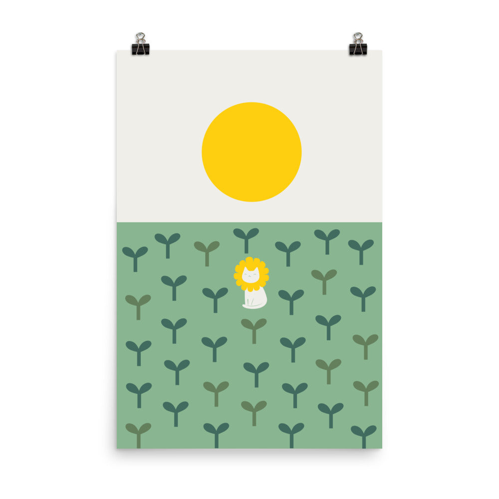 Cat Landscape 139: Someday - Art print