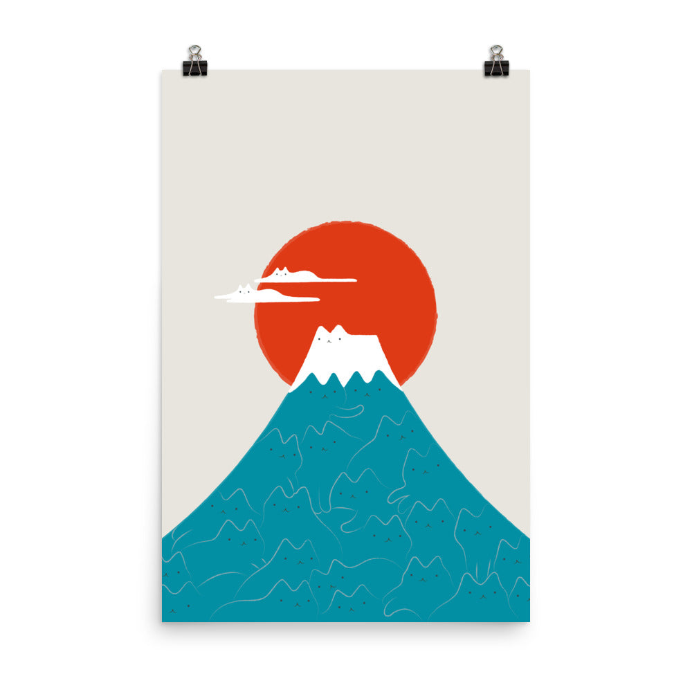 Cat Landscape 144 - Art print