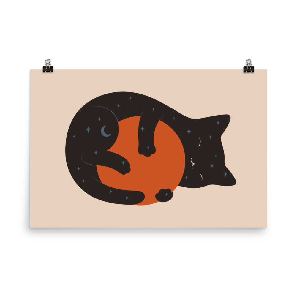 Cat Landscape 156 - Art print