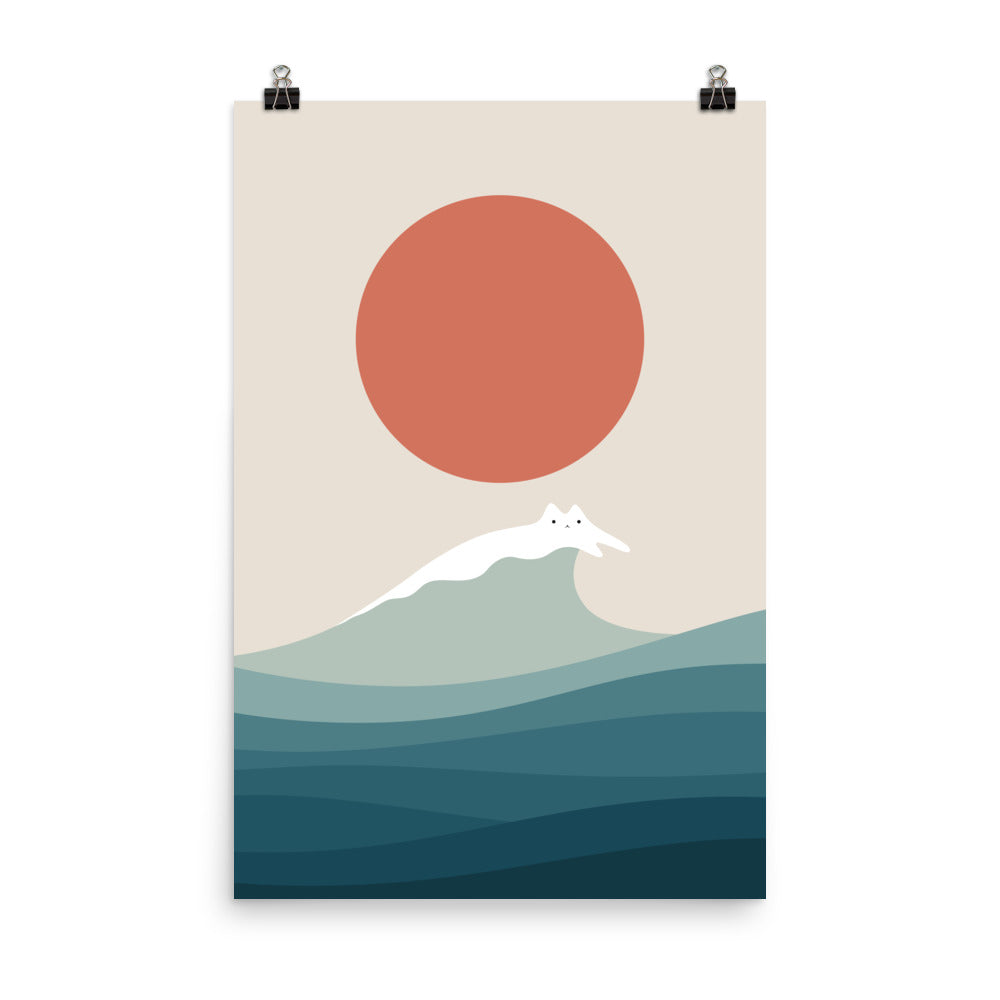 Cat Landscape 157 - Art print