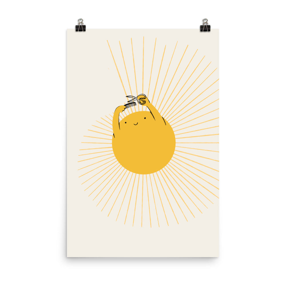Summer Hair Cut - Art print