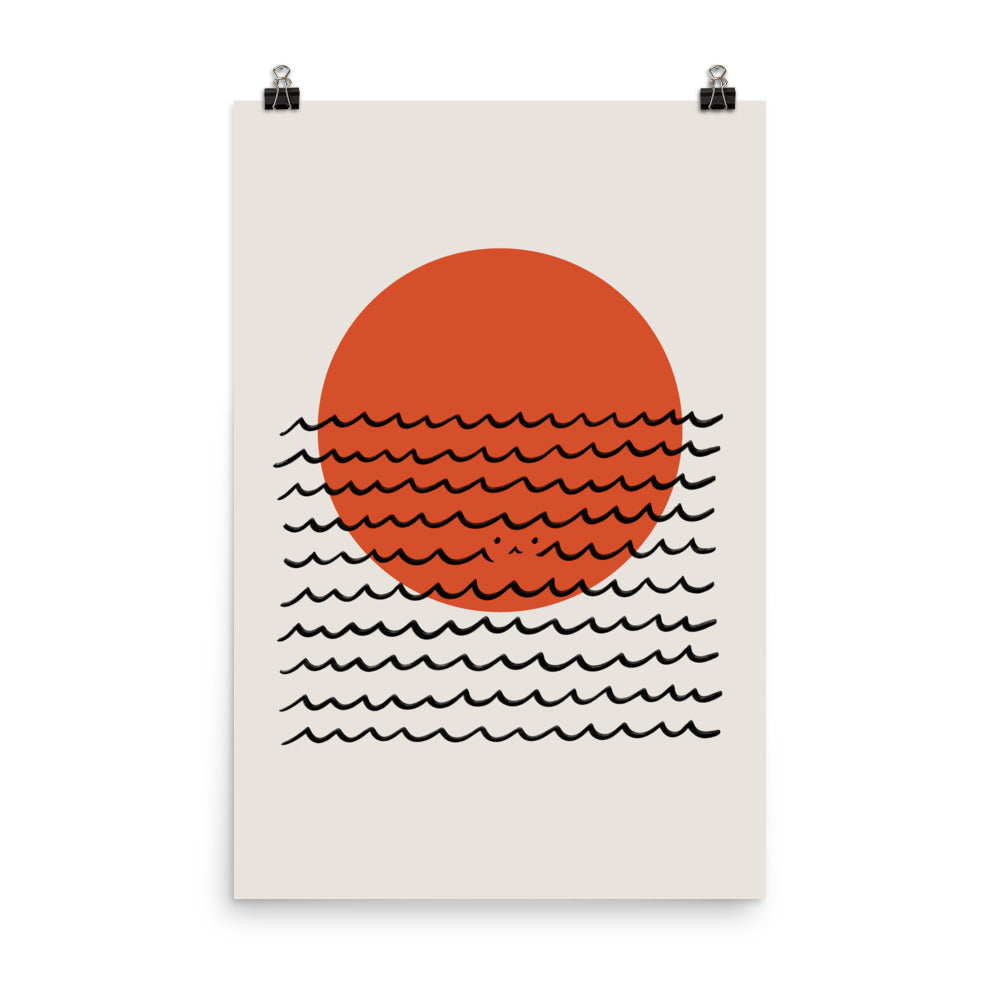 Cat Landscape 160: Meow you see me - Art print