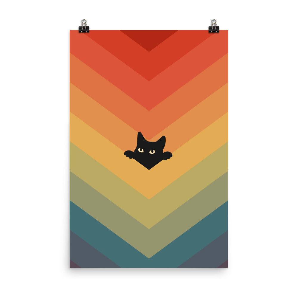 Cat Landscape 165B - Art print