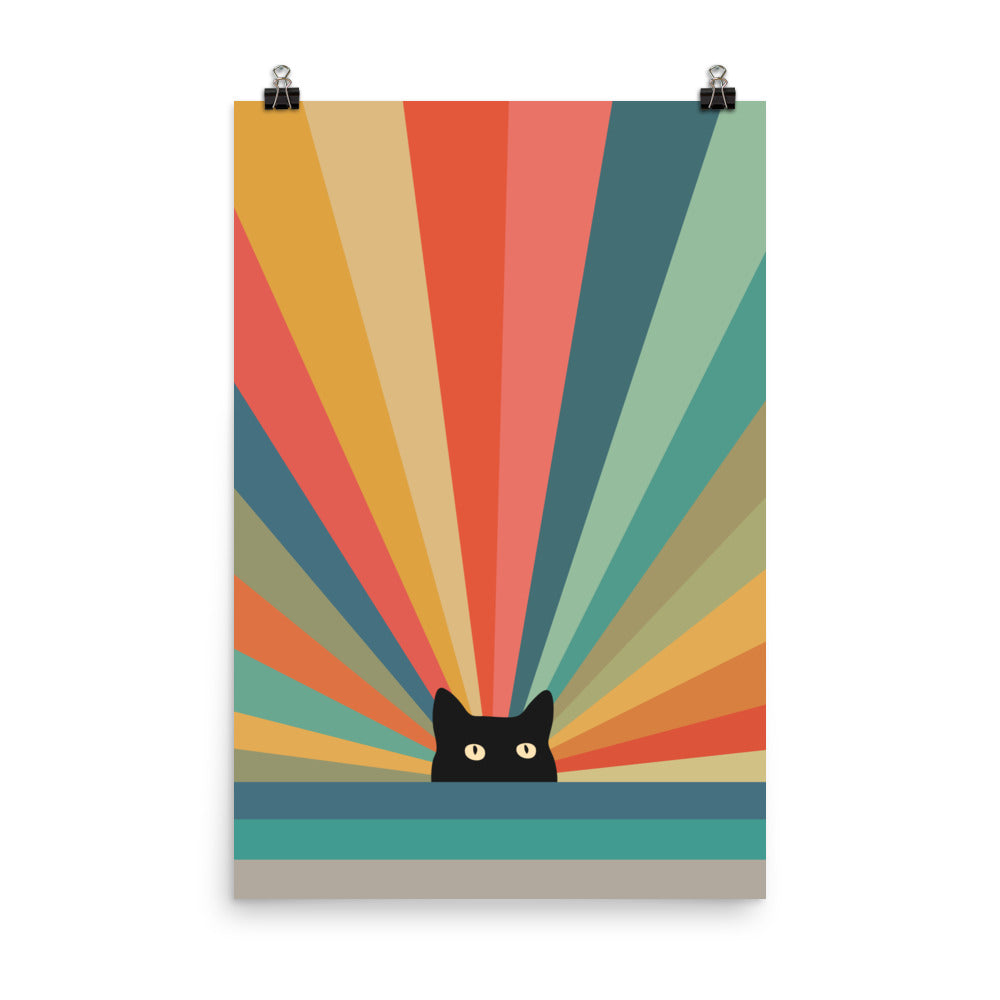 Cat Landscape 165C - Art print