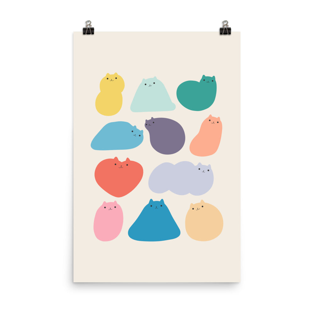 Cat Landscape 168 - Art print