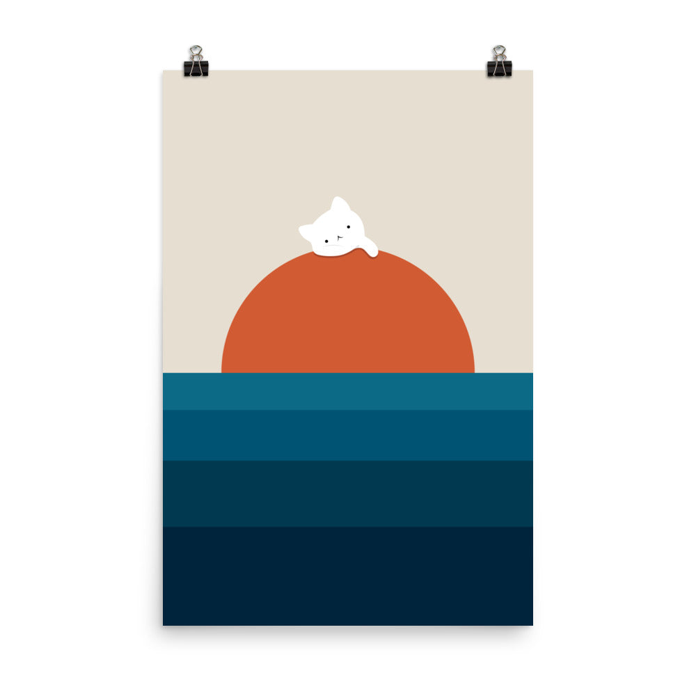 Cat Landscape 169 - Art print