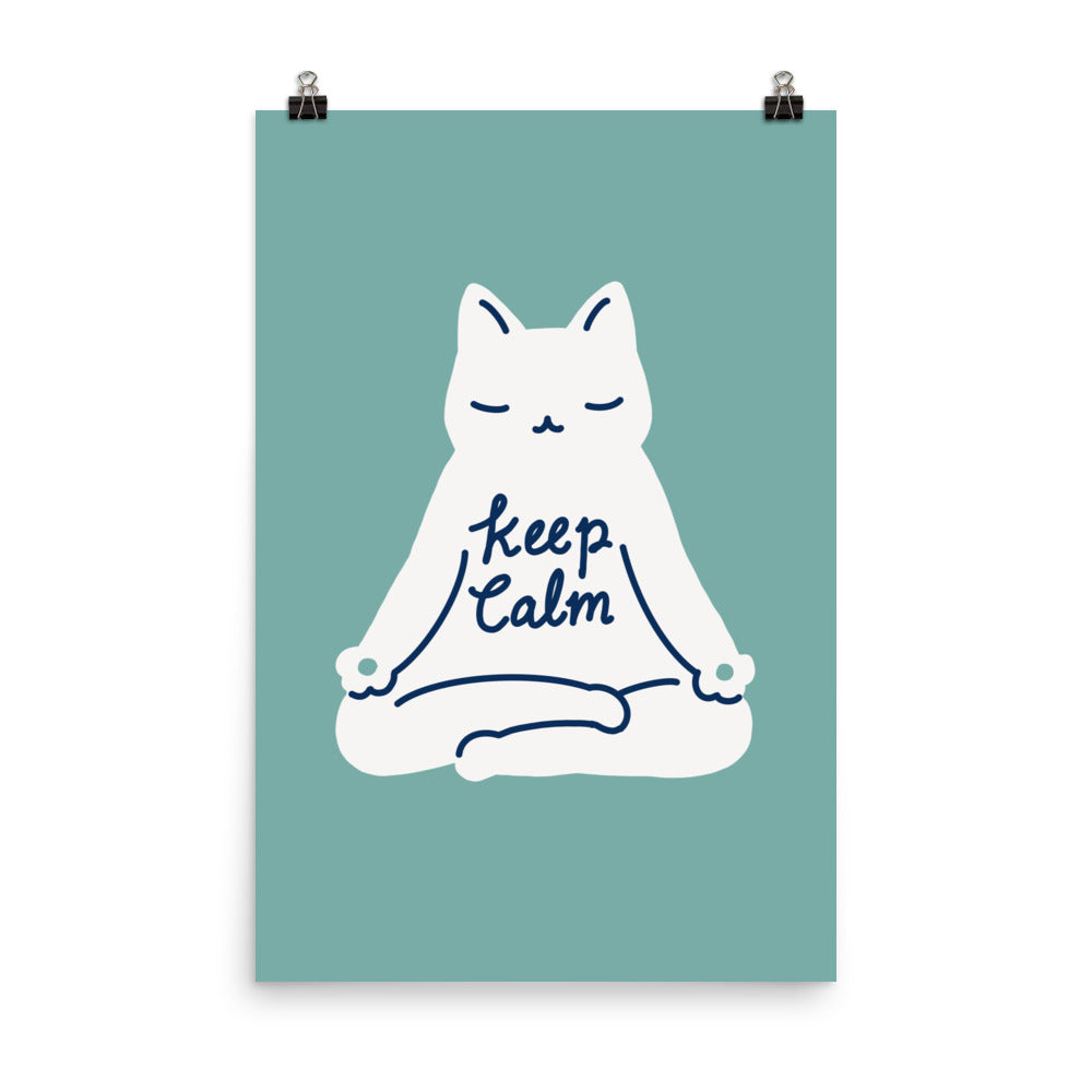 Keep Calm Cat - Art print