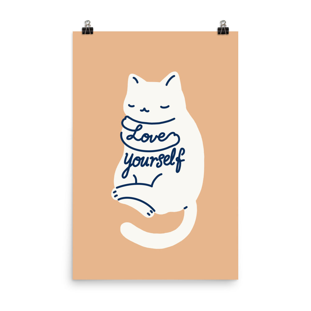 Love Yourself Cat - Art print