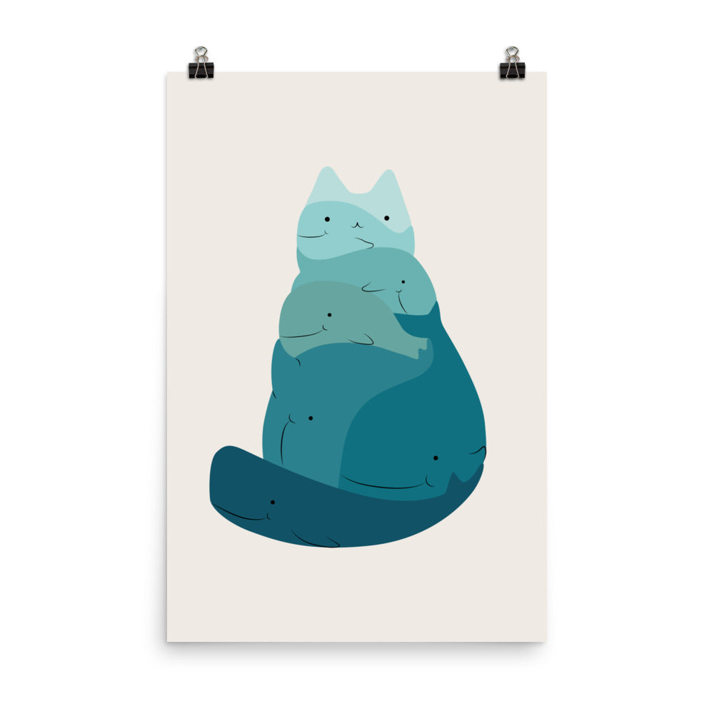 Cat Landscape 171 : A Hungry Cat