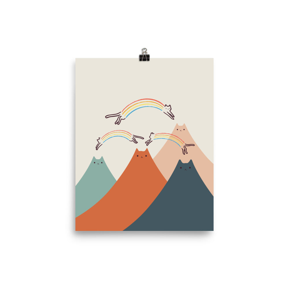 Cat Landscape 101 - Art print