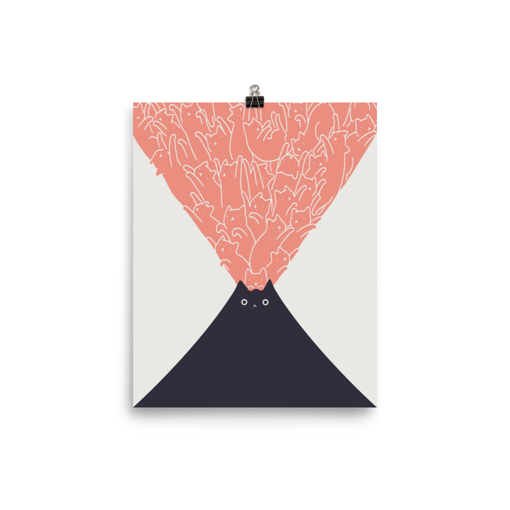 Cat Landscape 102: Vol-cat-no - Art print