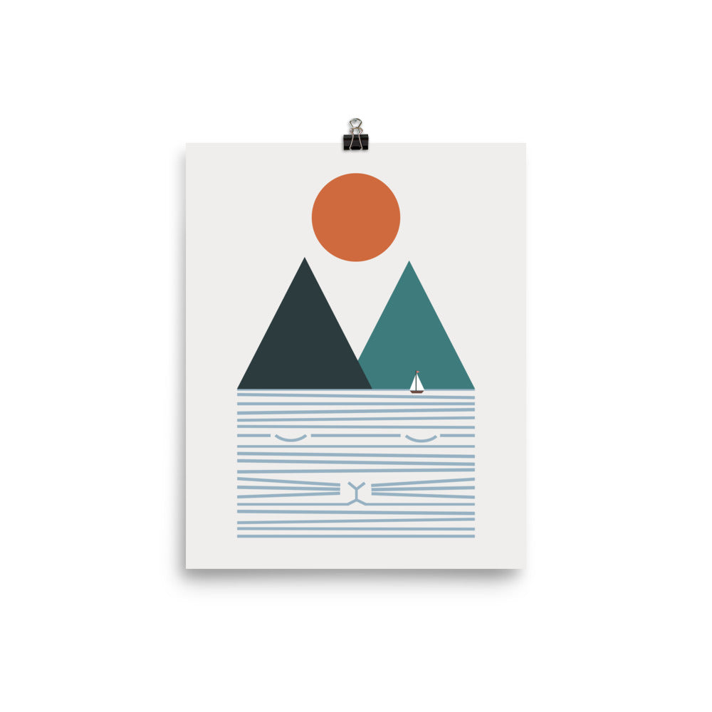 Cat Landscape 9 - Art print