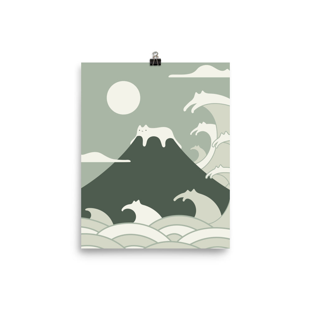 Cat Landscape 108 - Art print