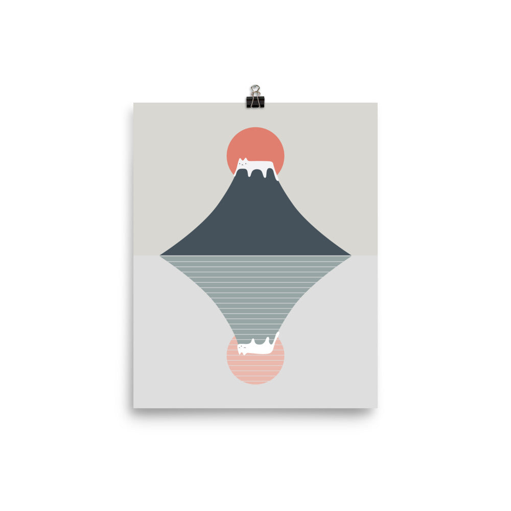 Cat Landscape 114 - Art print