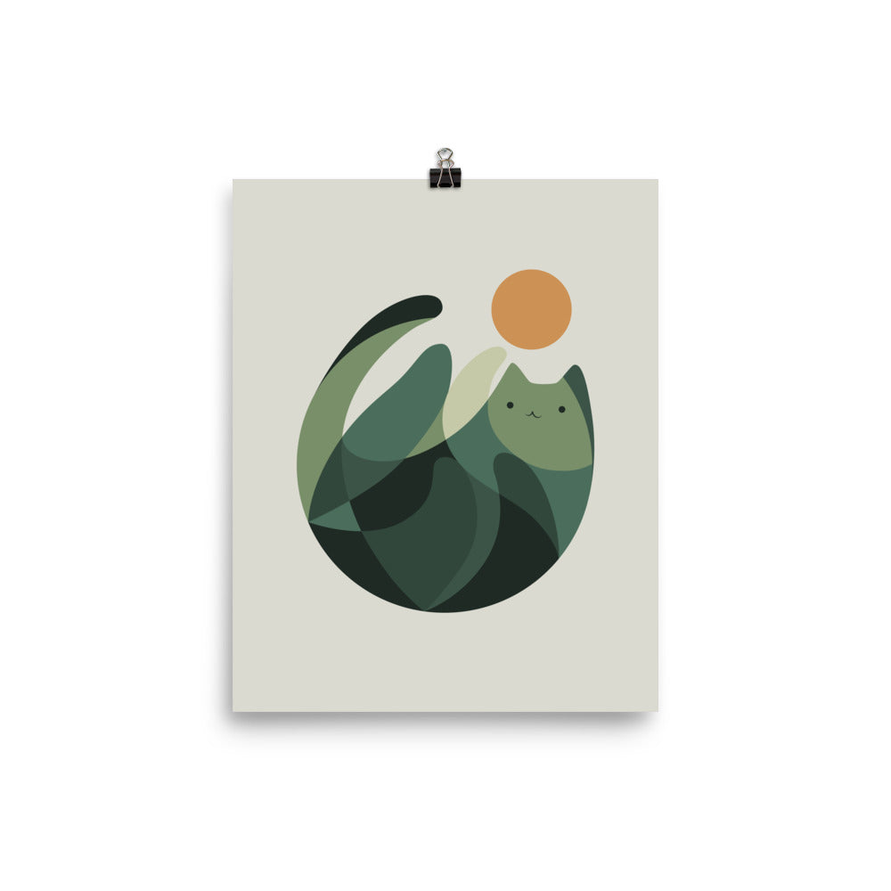 Cat Landscape 121 - Art print