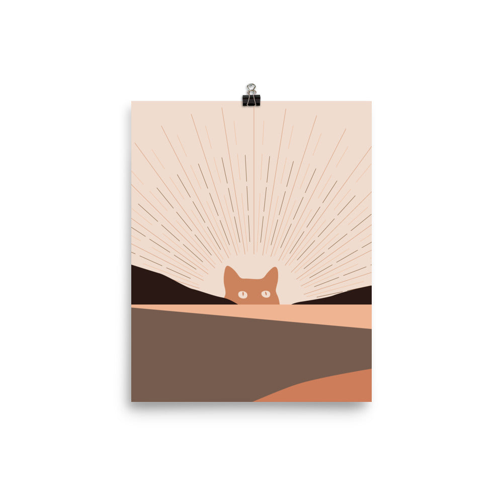 Cat Landscape 124 - Art print