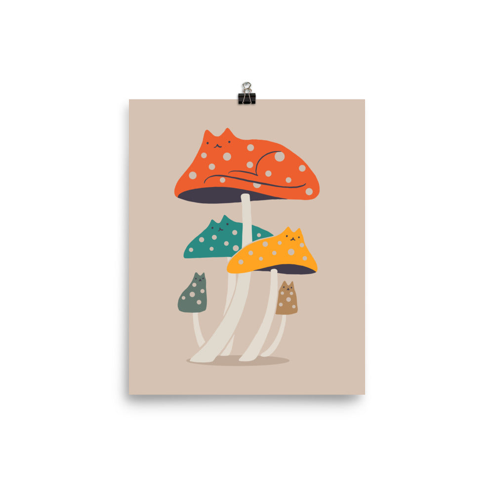 Meowshroom - Art print
