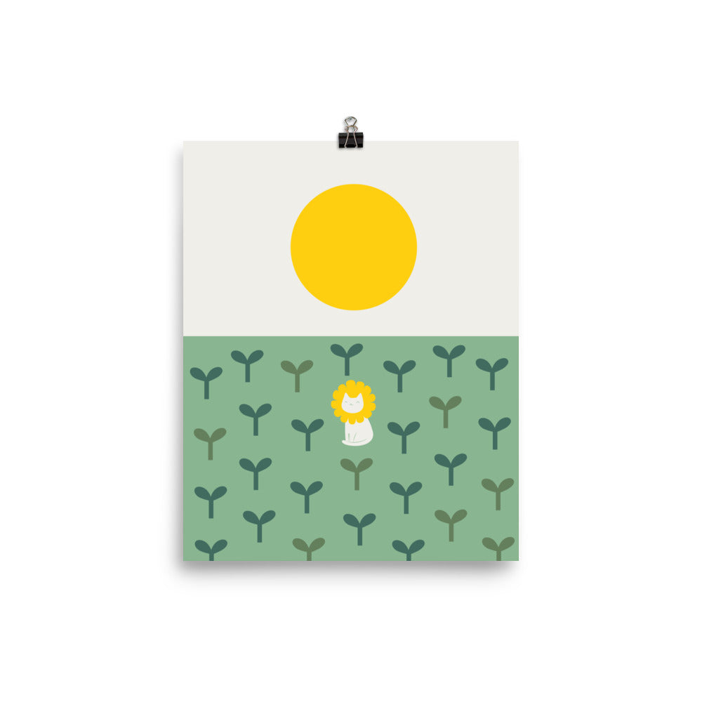 Cat Landscape 139: Someday - Art print