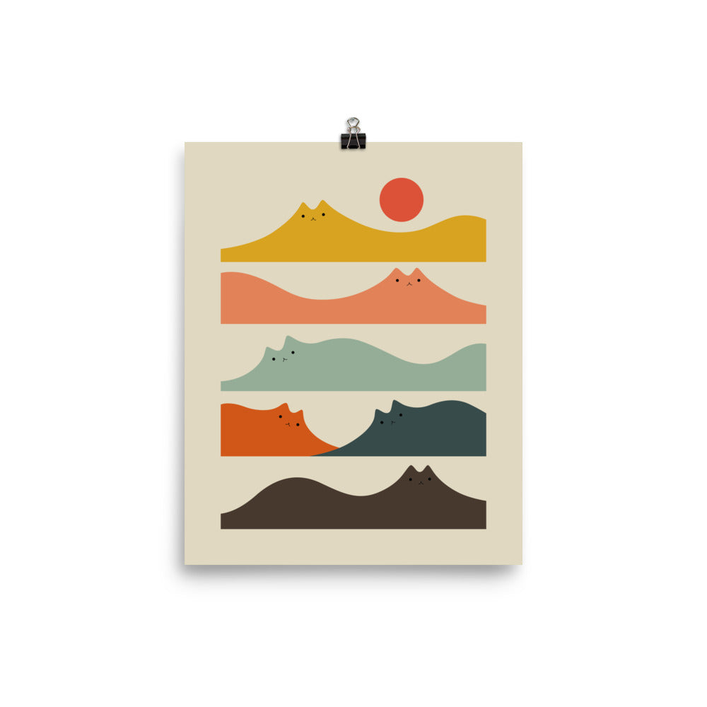 Cat Landscape 141 - Art print