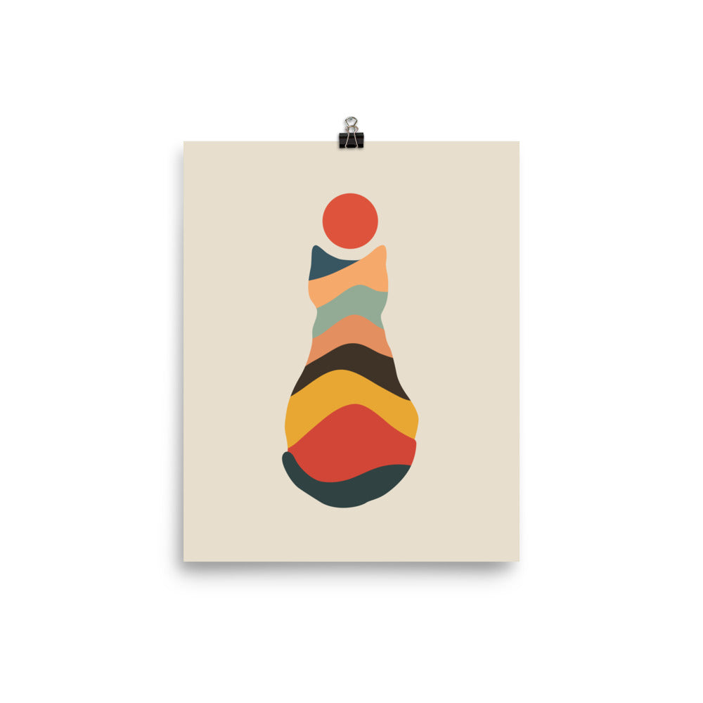 Cat Landscape 148 - Art print