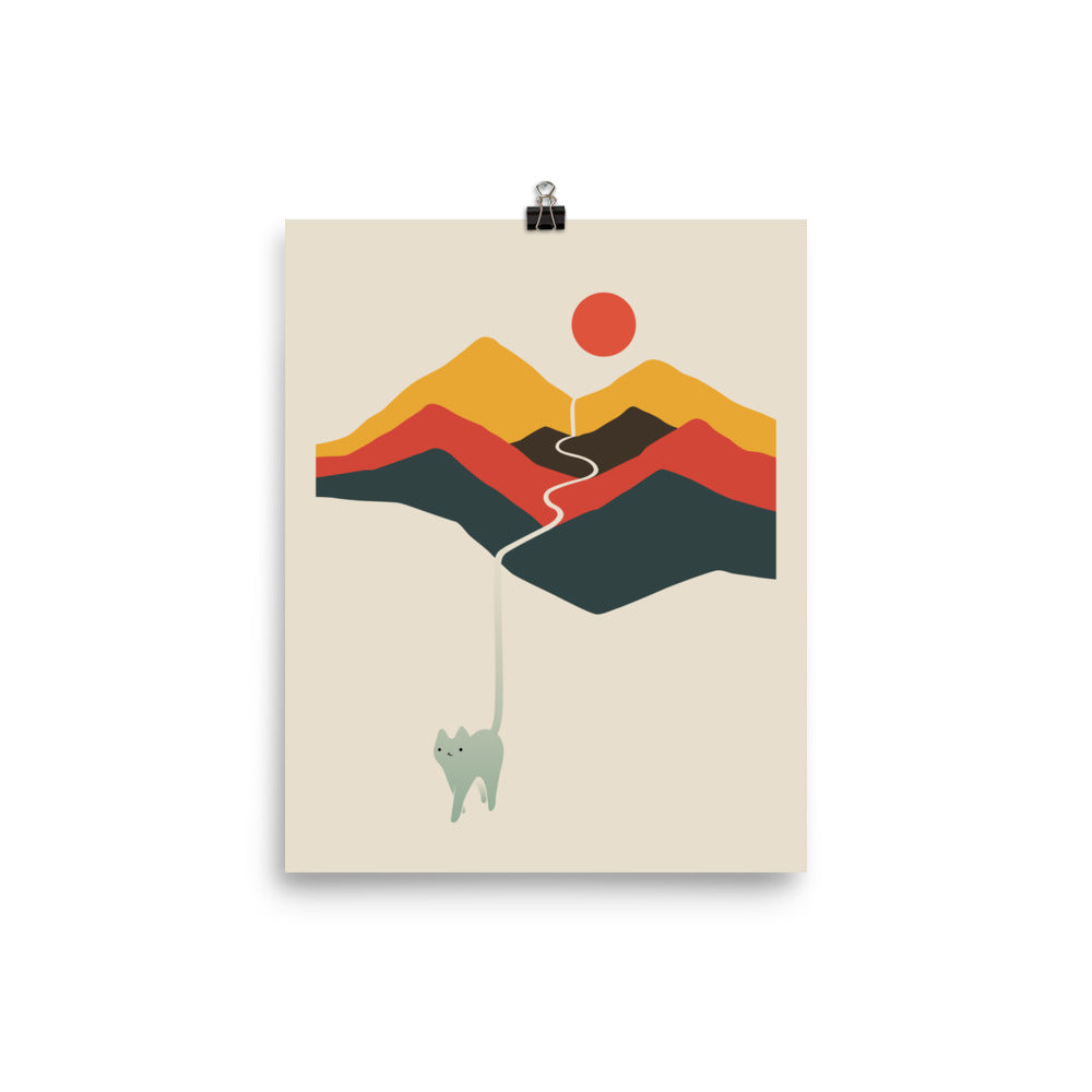 Cat Landscape 149 - Art print