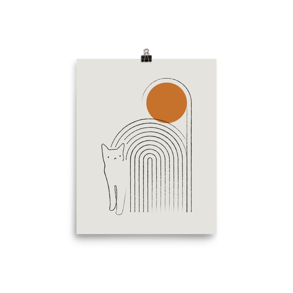 Cat Landscape 153 - Art print