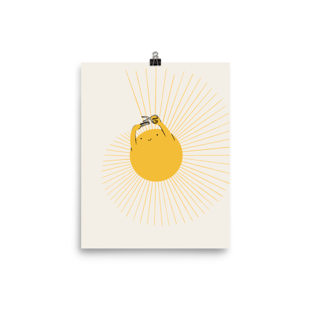 Summer Hair Cut - Art print