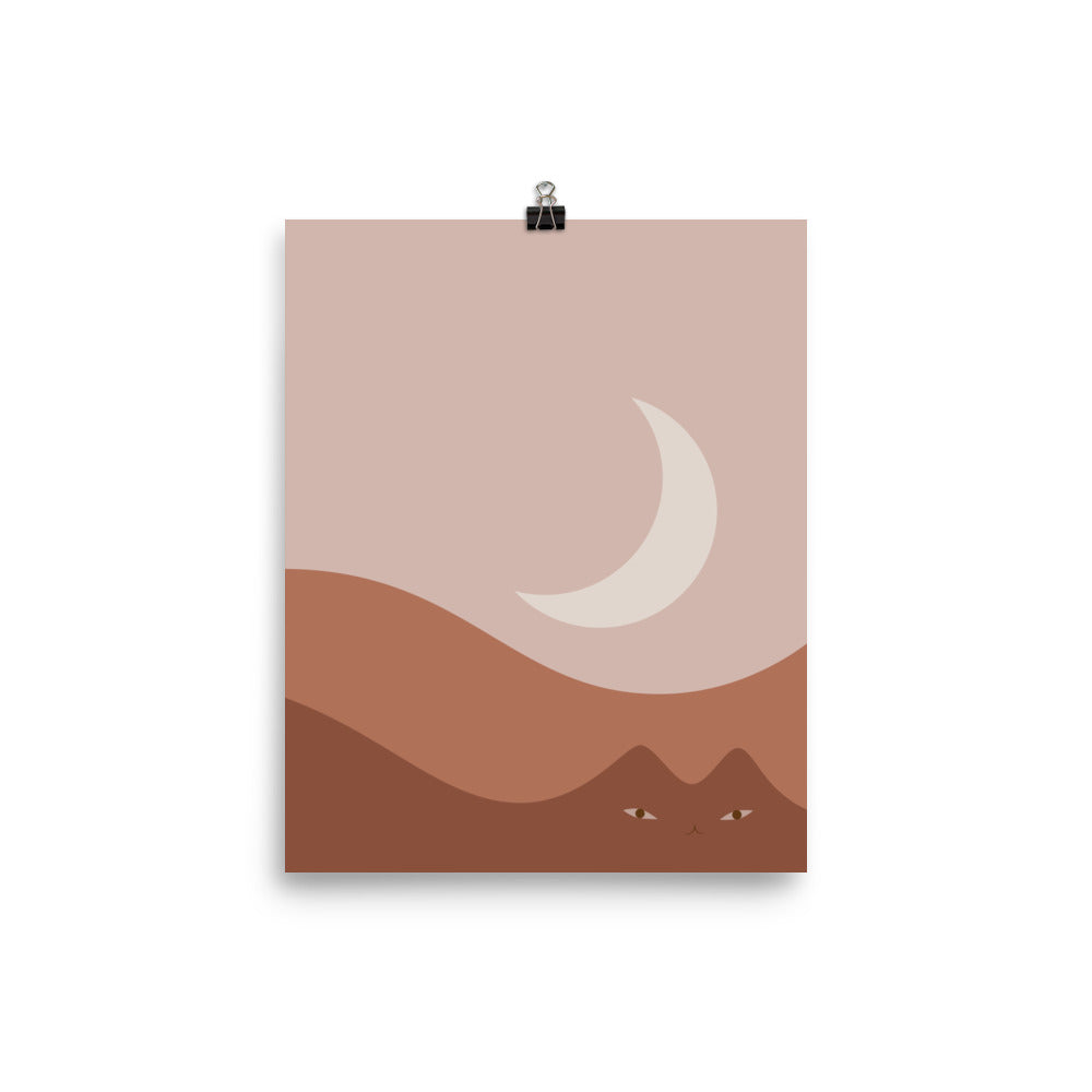 Cat Landscape 161B - Art print