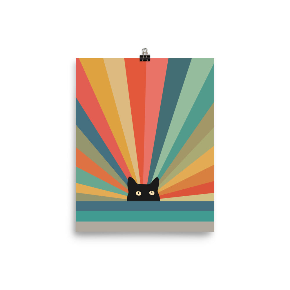 Cat Landscape 165C - Art print