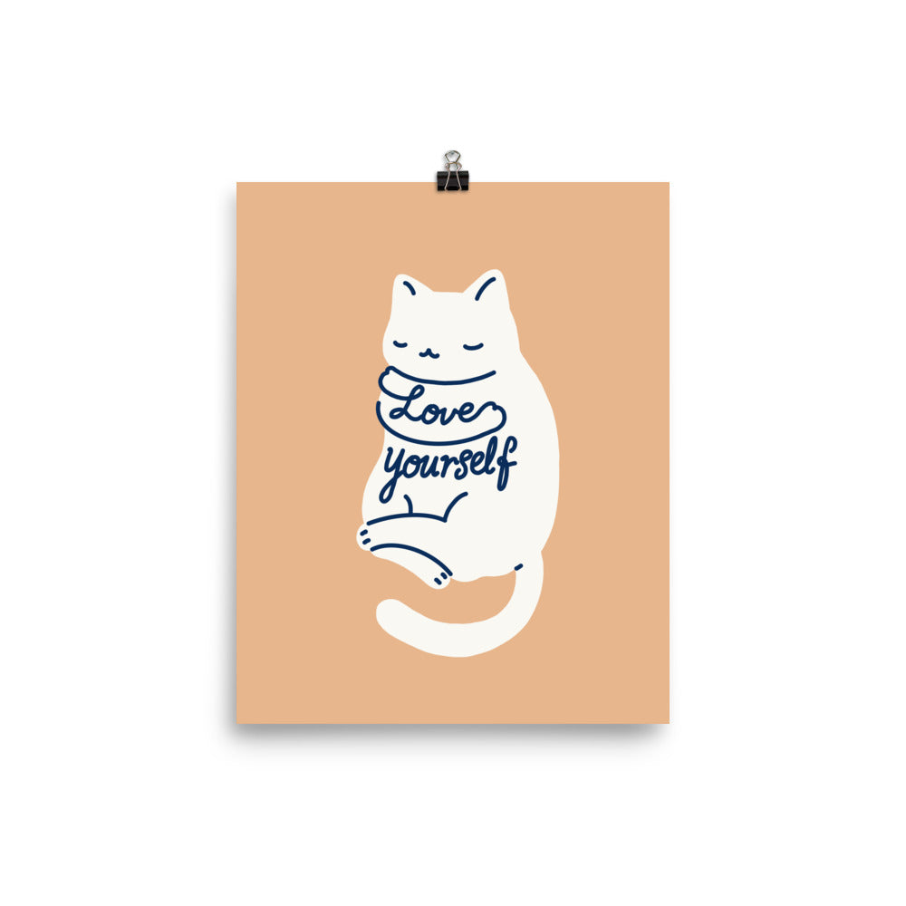 Love Yourself Cat - Art print