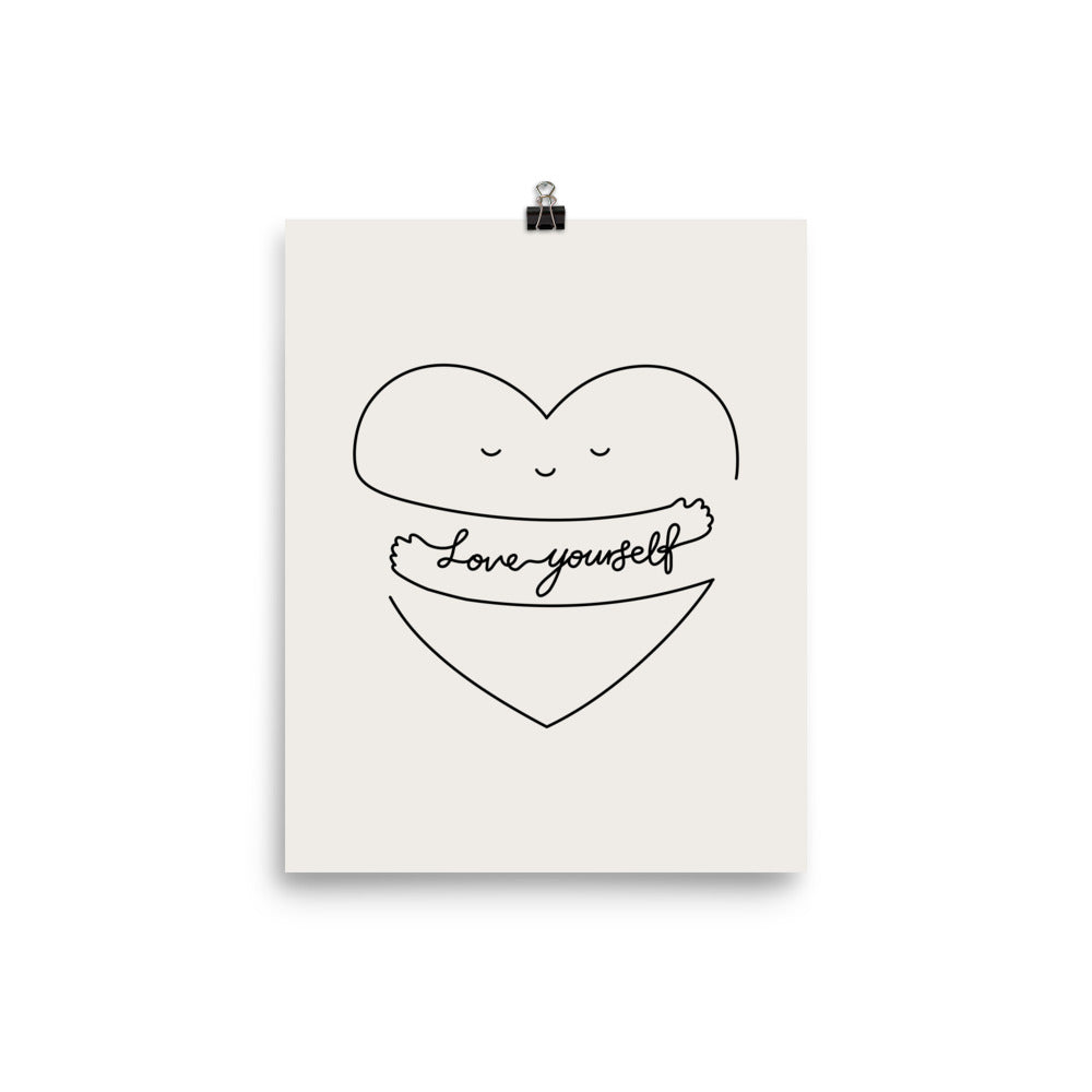 Love Yourself Heart - Art print