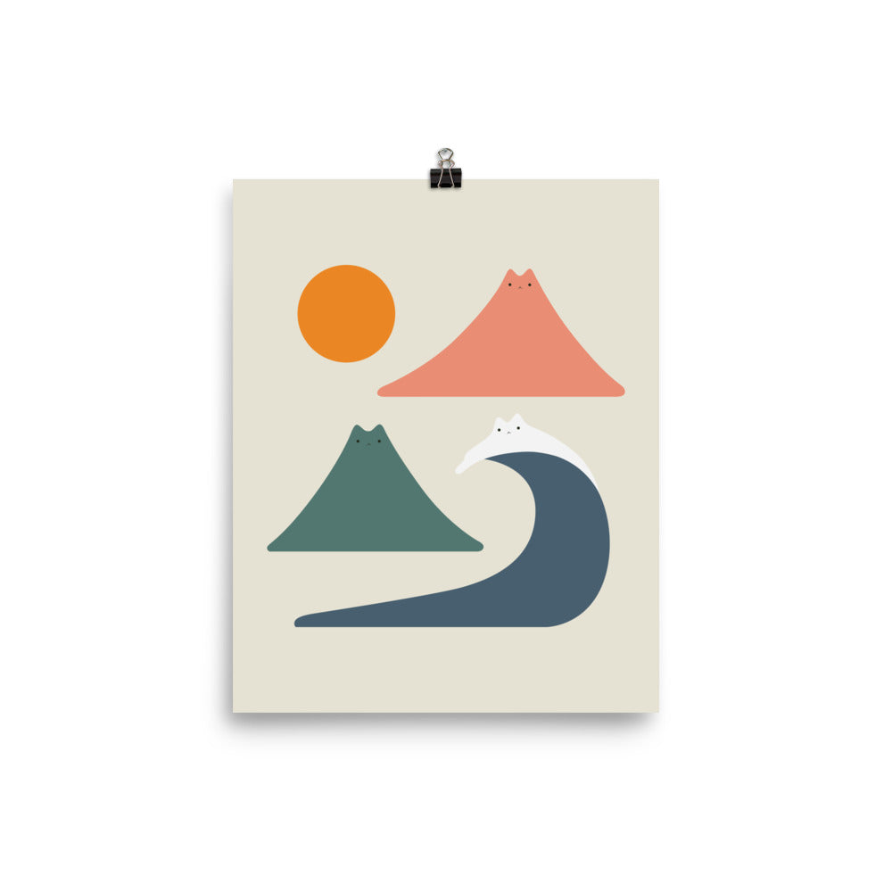 Cat Landscape 172 - Art print