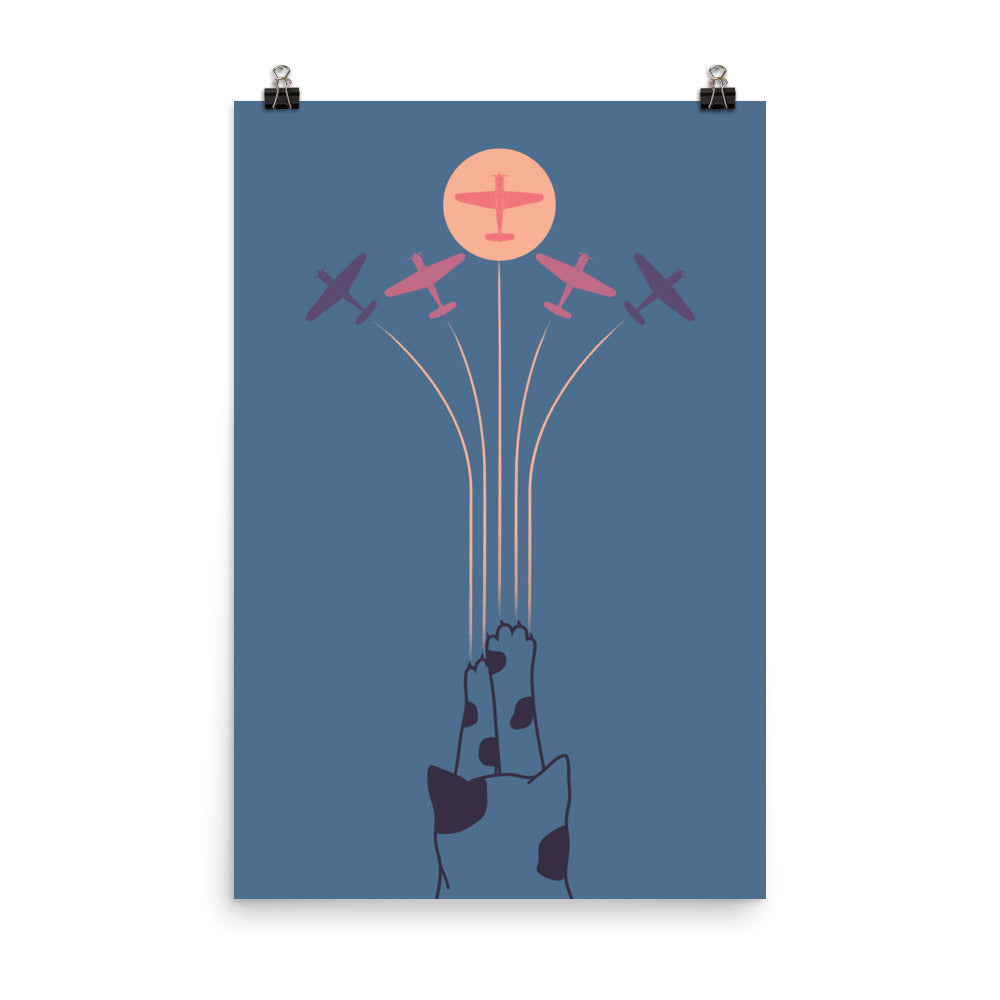 Cat Landscape 19 - Art print