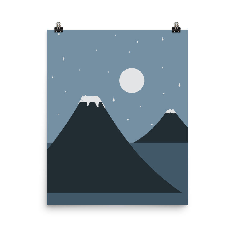 Cat Landscape 44 - Art print